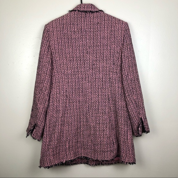 Evan-Picone Beautiful Tweed Pink Jacket - Picture 4 of 5